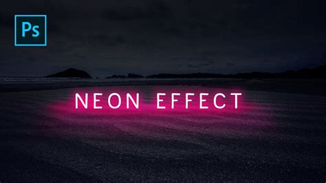 Cara Membuat Neon Text Effect Di Atas Pasir Photoshop Tutorial