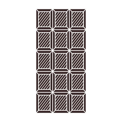 Chocolate Bar Silhouette Sweet Cacao Snack 5242337 Vector Art At Vecteezy