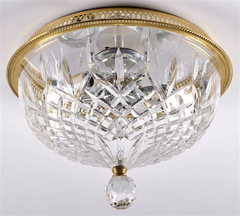 Lismore Flush Mount Ceiling Lamp By Waterford Crystal Replacements Ltd