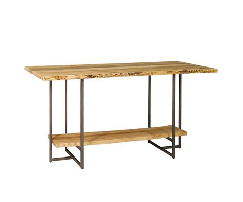 Live Edge Dining Table With Buckle Base Barkman Furniture