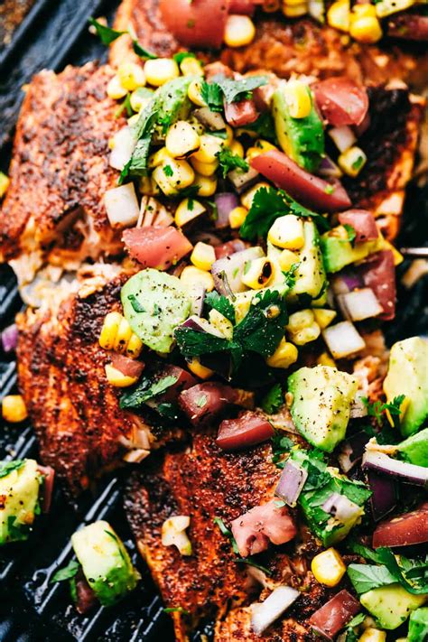 Awesome Grilled Salmon With Avocado Salsa The Recipe Critic