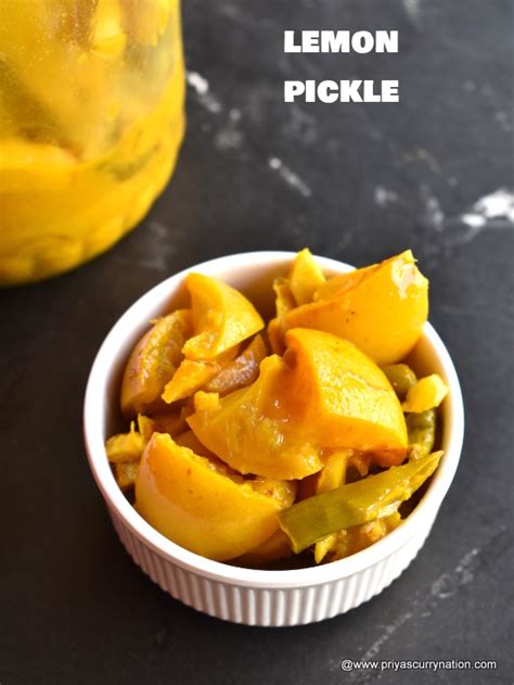 easy lemon pickle recipe | 3 ingredient lemon pickle recipe, nimbu ka ...