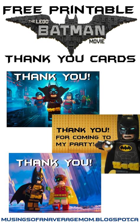 Musings Of An Average Mom Everything You Need For A Lego Batman Party