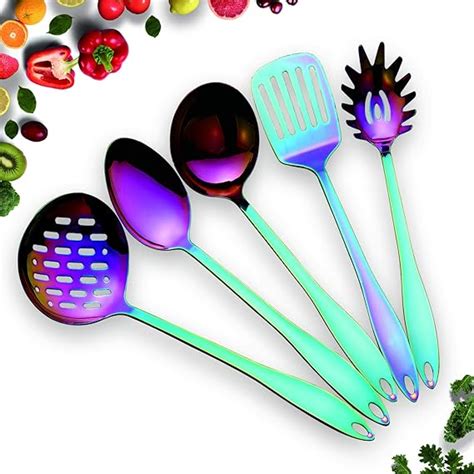 Homquen Stainless Steel Kitchen Utensil Set Cooking Utensils