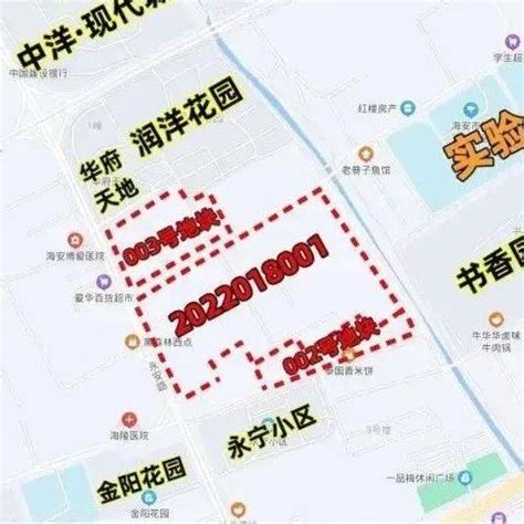 “限地价限房价摇号”！南通这里挂出3幅重磅宅地！地块海安服务