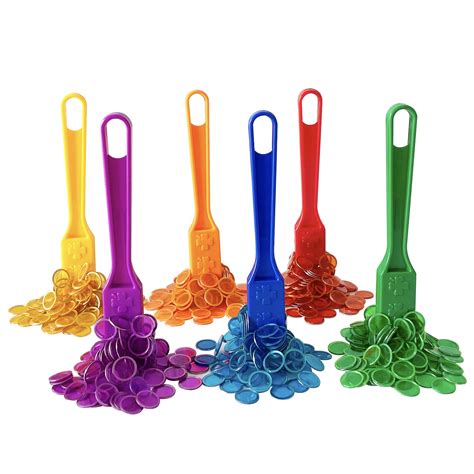 Yuanhemagnetic Bingo Chips Set Magnetic Wands With Metal Chips For ...
