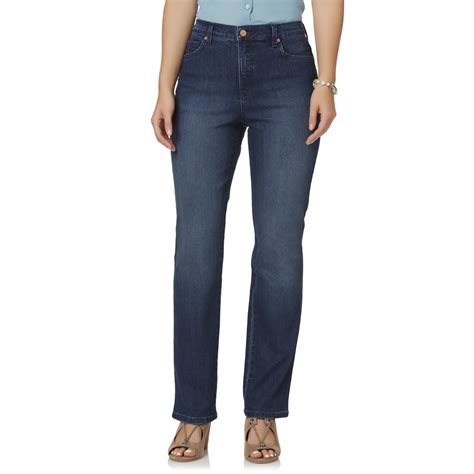 Gloria Vanderbilt Womens Embellished Amanda Jeans