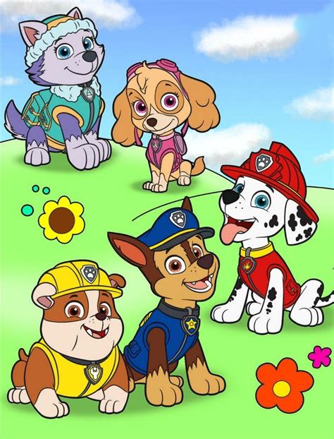 Paw Patrol Cartoon Paw Patrol Nickelodeon Alvin Dog Pictures Skye