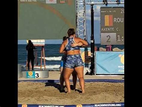 Axente C Rou Vs Zacheila S Gre 1 2 Final 70 Kg Women S Beach World