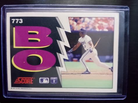 Score Bo Breaker Iconic Card Bo Jackson S Vintage Ebay