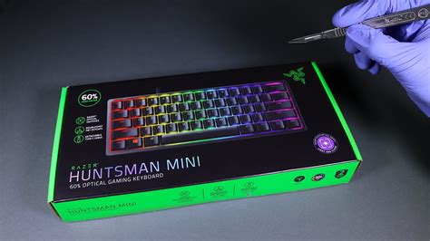 Razer Huntsman Mini Gaming Keyboard Unboxing Asmr Youtube