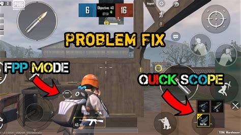 Pubg Mobile Lite Fpp Mode And Quick Scope Not Working Problem Fix