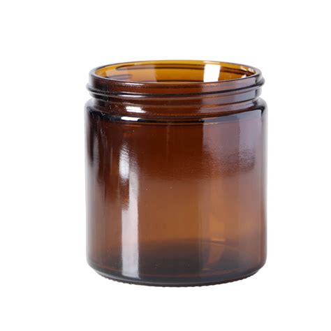 400ml Amber Jar No Lid Aussie Candle Supplies