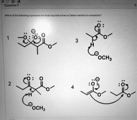 Solved Xc I Question Which Of The Following Represents The Final