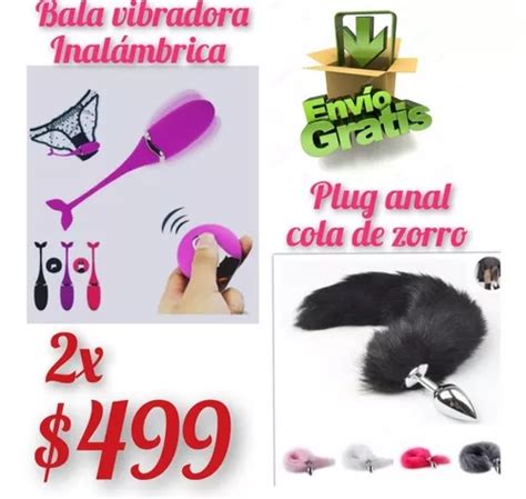 Kit Plug Anal Cola De Zorro Bala Vibradora Inal Mbrica Meses Sin