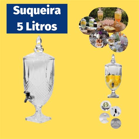 Suqueira Suco Drinks Festa Vidro Dispenser Royal Litros Hotel Mesa