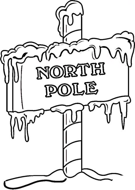 Printable North Pole Sign Prntbl Concejomunicipaldechinu Gov Co