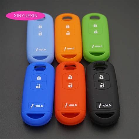 Xinyuexin Silicone Car Key Cover FOB Case For Mazda 2 3 5 6 CX5 CX 5 M2