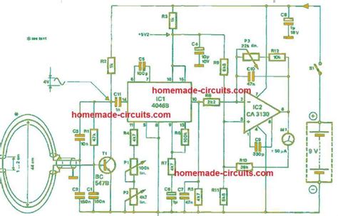 Metal Detector Circuit Using Beat Frequency Oscillator Bfo Homemade Circuit Projects