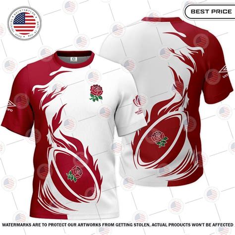 Rugby World Cup 2023 England Team Shirt • Shirtnation - Shop trending t ...