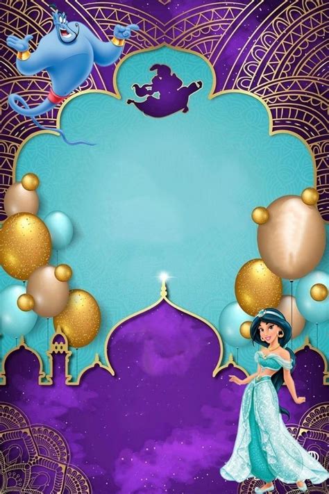 Pin By Kavaerca On Cumplea Os Aladdin Jasmine Princess Jasmine