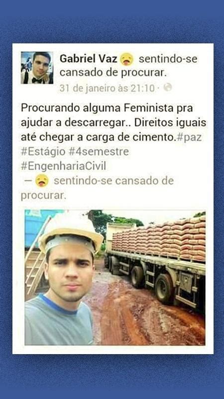 Foi uma brincadeira diz estagiário demitido por posts sexistas 08