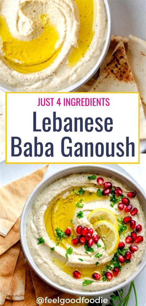 Lebanese Baba Ghanoush Recipe Babaganoush Recipe Lebanese Recipes