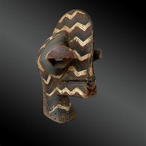 Kifwebe MASK Songye Luba Culture Zaire Democratic Republic Of