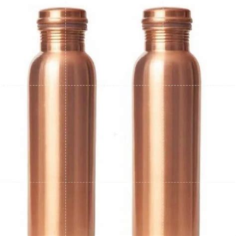 Standard Polished Copper Water Bottle At Rs 350 Piece In Moradabad ID