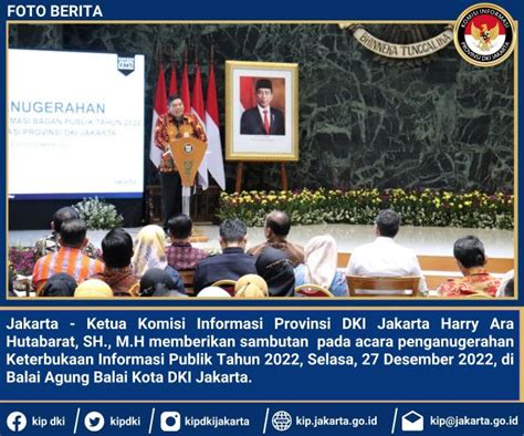 InfoPublik Ada 45 Badan Publik Di Jakarta Raih Anugerah Penghargaan