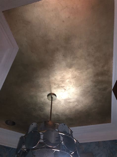 Faux Metallic Ceiling Paint Shelly Lighting