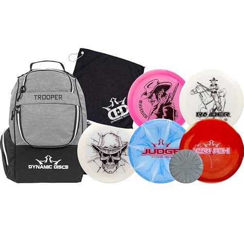 Buy Dynamic Discs Disc Golf Starter Set | Trooper Disc Golf Bag ...