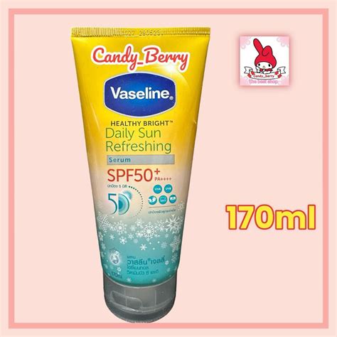 Jual Vaseline Daily Sun Refreshing Healthy Bright Serum SPF 50 PA