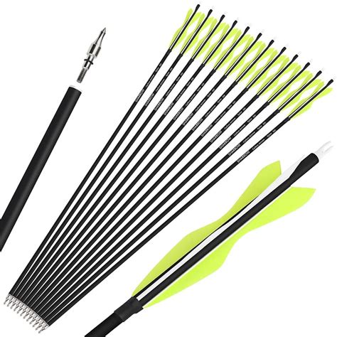 Amazon Wolfman Carbon Arrows Archery Hunting Arrows Targeting