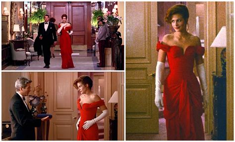 Julia Roberts Pretty Woman Iconic Dresses Red Dress Women Pretty