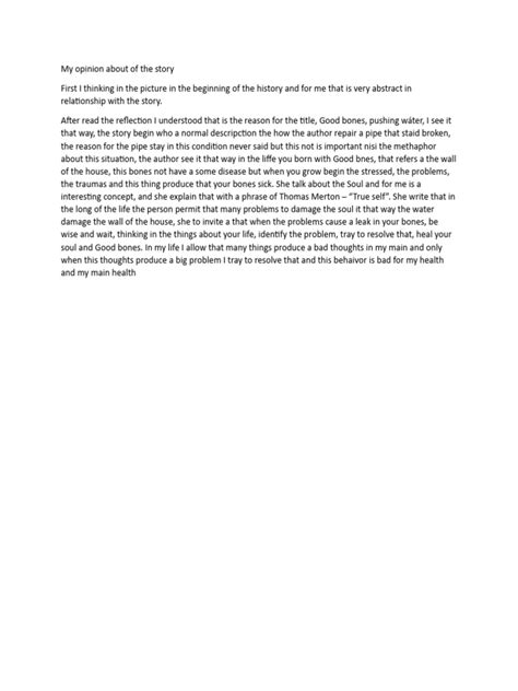 Good Bones Pdf