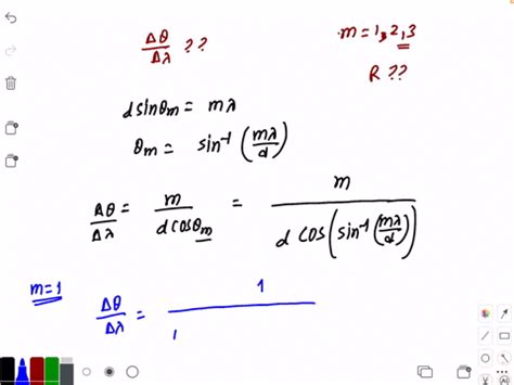 SOLVED:Consider a diffraction grating of width 5 cm with slits of width ...