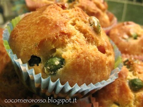 Muffins Salati Con Funghi Prosciutto E Piselli Idee Alimentari