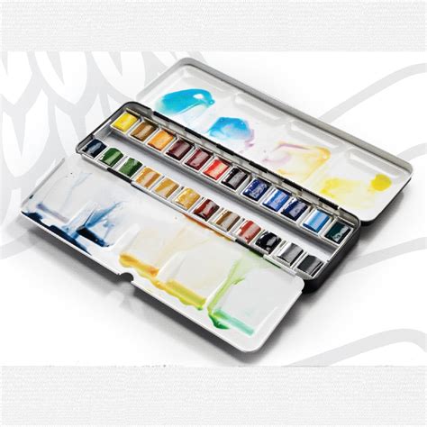 Winsor Newton Professional Water Colour Lightweight Enamelled Box 24