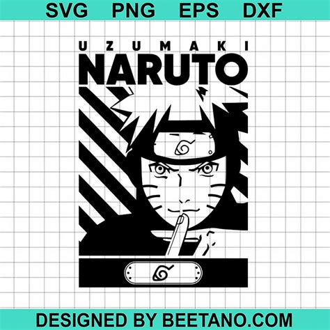 Naruto SVG, Naruto Face SVG, Anime Characters SVG | Naruto, Anime ...