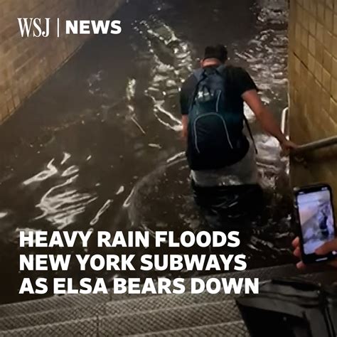 The Wall Street Journal On Twitter New York Subway Passengers Waded