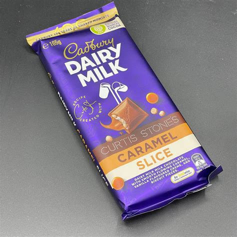 New Cadbury Dairy Milk Curtis Stones Caramel Slice 165g Aus Speci