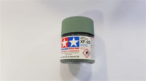 Tamiya MINI XF 25 LIGHT SEA GREY Acrylic Paint 10ml