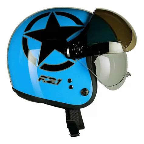 Casco Para Moto Abierto Peels Freeway Capacete Moto Aberto Peels F