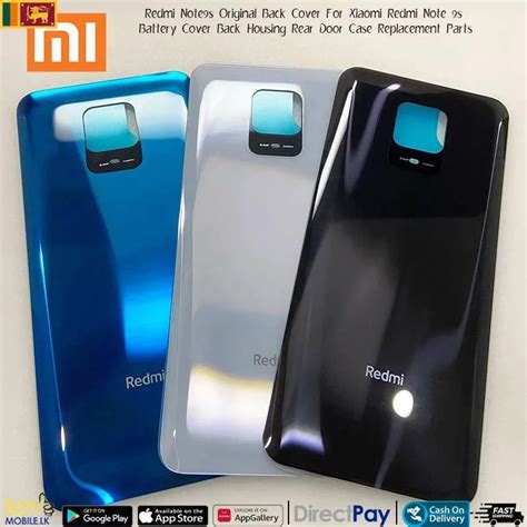 Redmi Note9s Original Back Cover For Xiaomi Redmi Note 9s Battery Cover Back Housing Rear Door