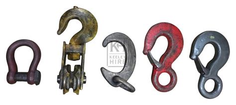 Dock Equipment Prop Hire » Heavy-Duty Chain Hooks - Softs - Keeley Hire