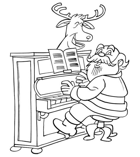 Free Piano Keys Coloring Pages