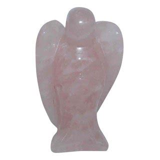 Rosenquarz Engel Figur Schutzengel Ca 35 X 60 Mm 16 46