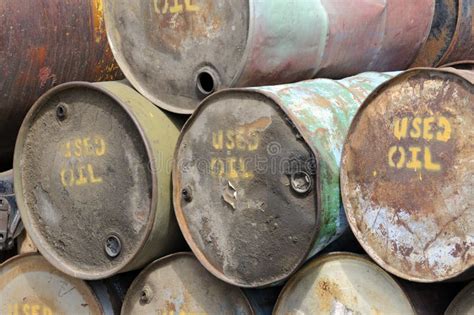 Used Oil Drums Royalty Free Stock Photography Image 15878117