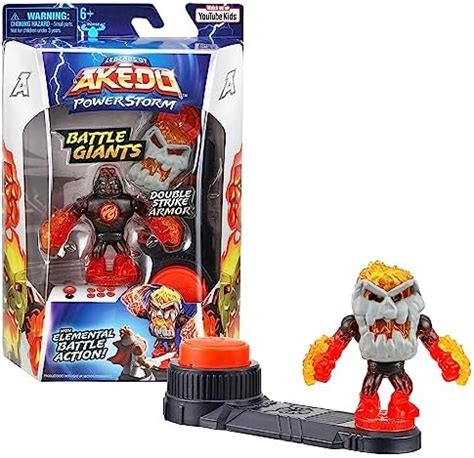 Akedo Legends Of Powerstorm Battle Giant Volcrag Mini Battling